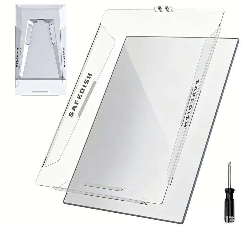 For Starlink Mini SAFEDISH Transparent Acrylic Protective Cover